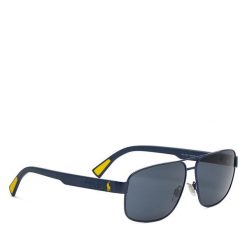 Okulary przeciwsłoneczne Polo Ralph Lauren. Niebieskie okulary przeciwsłoneczne męskie Polo Ralph Lauren. Za 449.99 zł.