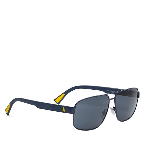 Okulary przeciwsłoneczne Polo Ralph Lauren. Niebieskie okulary przeciwsłoneczne męskie Polo Ralph Lauren. Za 449.99 zł.