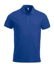 Clique Classic Lincoln S/S koszulka polo bawełniana, nowoczesny krój. Niebieskie koszulki polo męskie CLIQUE, s, bez wzorów, z bawełny, bez ramiączek. Za 121.16 zł.