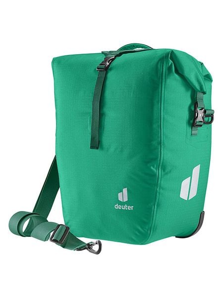 Deuter Torba rowerowa "Weybridge 25+5" w kolorze zielonym - 34 x 43 x 22 cm rozmiar: onesize. Zielone torebki klasyczne damskie Deuter, bez wzorów, z materiału, bez dodatków. Za 479.95 zł.