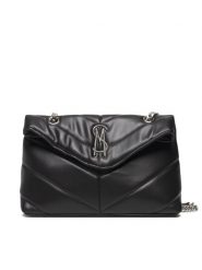 Steve Madden Torebka Bbelzer SM13000707-020002-BLK Czarny. Czarne torebki klasyczne damskie Steve Madden, bez wzorów, ze skóry, wizytowe, bez kołnierzyka, bez ramiączek. Za 469.99 zł.