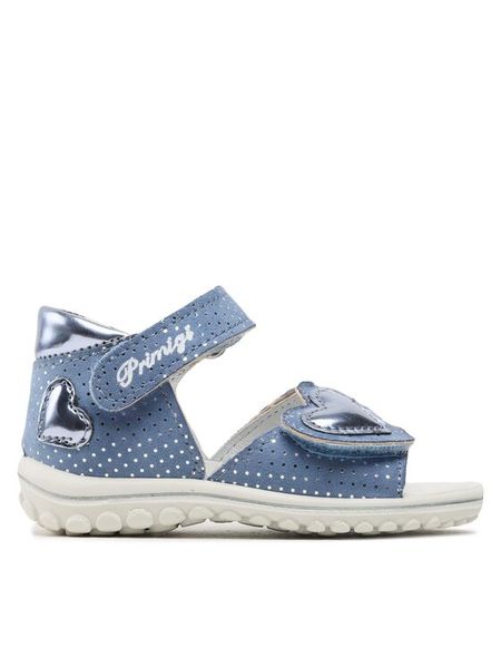 Primigi Sandały 3860800 Niebieski. Niebieskie sandały dziewczęce Primigi, ze skóry, bez zapięcia. Za 189.99 zł.
