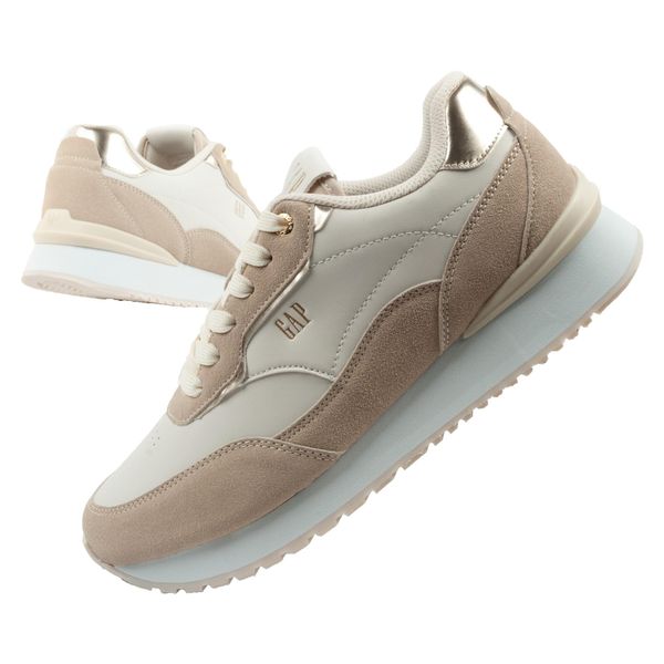 Buty sportowe damskie Gap Concord. Białe buty sportowe na co dzień damskie GAP, bez wzorów, z materiału, trekkingowe. Za 259.00 zł.