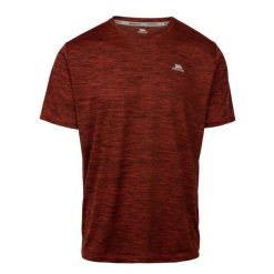 T-shirt sportowy męski Kearsley. Brązowe t-shirty męskie Trespass, l, bez wzorów, z materiału, bez kołnierzyka. Za 79.99 zł.