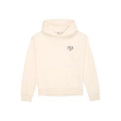 Bluza damska z kapturem Fila Casateia. Białe bluzy sportowe damskie Fila, xl, bez wzorów, z bawełny, bez ramiączek, z kapturem. Za 268.00 zł.