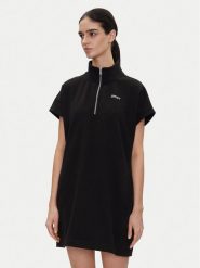 DKNY Sport Sukienka codzienna DP5D4895 Czarny Regular Fit. Czarne sukienki damskie DKNY Sport, na co dzień, s, bez wzorów, z bawełny, sportowe, bez kołnierzyka, bez ramiączek, proste. Za 239.99 zł.