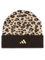 Adidas Czapka Leo Graphic Beanie KR1731 Beżowy. Brązowe czapki zimowe damskie Adidas, z poliakrylu. Za 89.99 zł.