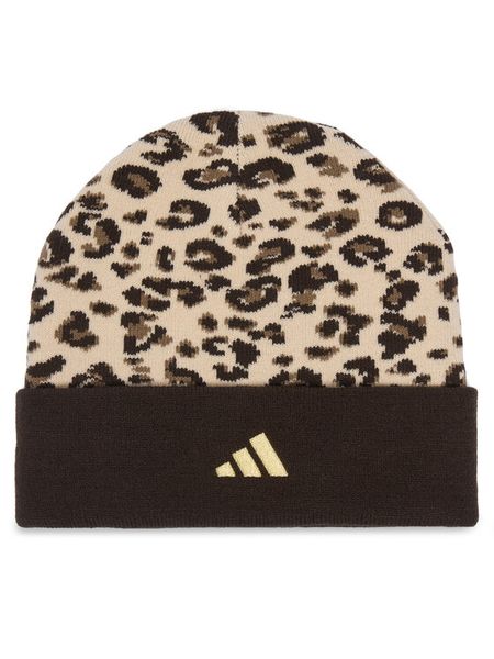 Adidas Czapka Leo Graphic Beanie KR1731 Beżowy. Brązowe czapki zimowe damskie Adidas, z poliakrylu. Za 89.99 zł.