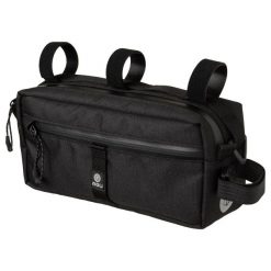 Torba na kierownicę Venture czarna z odblaskiem 3M. Czarne torby męskie na ramię Agu, bez wzorów, z materiału, bez dodatków. Za 209.99 zł.
