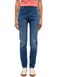 Mustang Dżinsy "Crosby" - Slim fit - w kolorze niebieskim rozmiar: W34/L30. Niebieskie jeansy damskie Mustang. Za 174.84 zł.