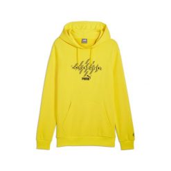 Męska bluza z kapturem ftblCULTURE Borussia Dortmund PUMA Faster Yellow Black. Czarne bluzy z kapturem męskie Puma, na jesień, m, z dzianiny. Za 143.85 zł.