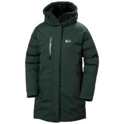 Damska kurtka puchowa Helly Hansen Adore HT. Czarne kurtki damskie Helly Hansen, na zimę, bez wzorów, z puchu, bez kaptura. W wyprzedaży za 1,453.35 zł.
