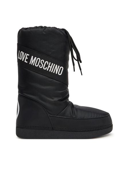 LOVE MOSCHINO Śniegowce JA24032G0NISA000 Czarny. Czarne śniegowce damskie Love Moschino, z materiału. Za 339.99 zł.