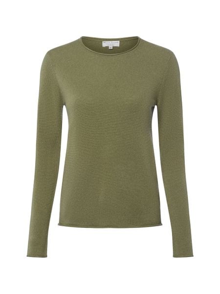 Marie Lund sweter z czystego kaszmiru Kobiety Kaszmir zielony, M. Zielone swetry klasyczne damskie Marie Lund, m, z kaszmiru, bez kołnierzyka. Za 399.95 zł.