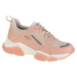 Buty 4F Wmn's Casual H4L-OBDL254-56S różowe. Czerwone buty sportowe na co dzień damskie bez wzorów, z gumy. Za 401.52 zł.