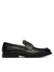 Calvin Klein Półbuty Ess Rubber Loafer Hw Plaq Va Lth HM0HM02177 Czarny. Czarne buty wizytowe męskie CALVIN KLEIN, ze skóry, bez zapięcia. Za 649.99 zł.