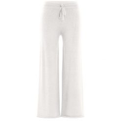 Spodnie Deha Wide Leg Knitted Pants Damskie. Białe spodnie materiałowe damskie Deha, bez wzorów, z materiału. Za 467.99 zł.