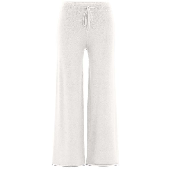 Spodnie Deha Wide Leg Knitted Pants Damskie. Białe spodnie materiałowe damskie Deha, bez wzorów, z materiału. Za 467.99 zł.