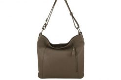 Worek skórzany BARBERINI'S c. beżowy 861-9. Brązowe shopper bag damskie Barberinis, bez wzorów, ze skóry, na ramię, duże, bez dodatków. Za 239.99 zł.