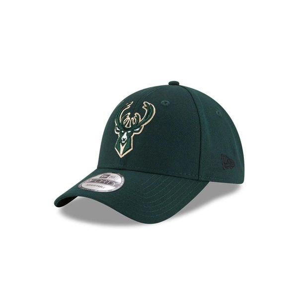 Czapka z daszkiem New Era 9FORTY NBA Milwaukee Bucks Zielona 11405602. Zielone czapki męskie New Era, bez wzorów. Za 125.35 zł.
