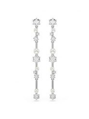Swarovski Kolczyki Constella 5705614 Srebrny. Szare kolczyki damskie Swarovski, metalowe. Za 619.99 zł.