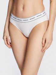 Guess Figi klasyczne Carrie O97E02 KBBU1 Biały. Białe figi damskie Guess, m, z aplikacjami, z bawełny. Za 49.99 zł.