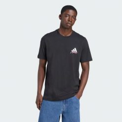 Koszulka Messi Icon Graphic. Czarne t-shirty sportowe męskie Adidas, m, z bawełny, bez ramiączek, do piłki nożnej. Za 179.00 zł.