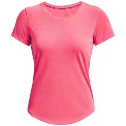 Koszulka do biegania damska Under Armour Streaker. Czerwone t-shirty damskie Under Armour, xl, bez wzorów, bez kołnierzyka. W wyprzedaży za 117.20 zł.