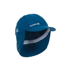 Czapka z daszkiem dla malucha. Niebieskie czapki męskie NABAIJI, bez wzorów, z materiału. Za 19.99 zł.