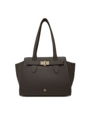 Aigner Torebka Farah M 137412 Brązowy. Brązowe torebki klasyczne damskie Aigner, bez wzorów, ze skóry, bez dodatków. Za 3,159.00 zł.
