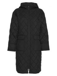 MOSS COPENHAGEN Płaszcz pikowany "Nichella" w kolorze czarnym rozmiar: M/L. Czarne płaszcze damskie MOSS COPENHAGEN, l, bez wzorów. Za 330.67 zł.