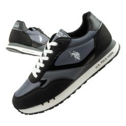 Buty sportowe sneakersy męskie U.S Polo Assn. Czarne buty sportowe na co dzień męskie U.S. Polo Assn., bez zapięcia. Za 199.00 zł.