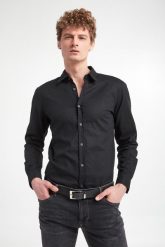 Koszula męska lniana Hanson JOOP! JEANS. Koszule męskie Joop! Jeans, l, bez wzorów, z jeansu, bez kołnierzyka, bez ramiączek. W wyprzedaży za 389.25 zł.