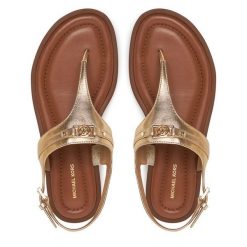 Klapki MICHAEL Michael Kors. Żółte klapki damskie MICHAEL Michael Kors, bez wzorów, bez obcasa. Za 349.99 zł.