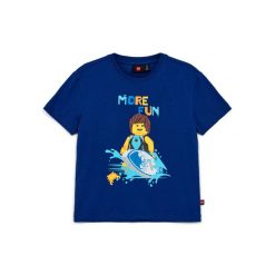 Koszulka Dziecięca Bio Bawełna LEGO Tano 317 Niebieska. Niebieskie koszulki dziewczęce LEGO, bez wzorów, z bawełny, bez ramiączek. Za 54.99 zł.