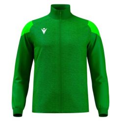 Bluza dresowa z pełnym zamkiem błyskawicznym Macron Prometheus. Zielone bluzy bez kaptura męskie Macron, l, z dresówki. Za 363.00 zł.