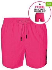 Muchachomalo 2-częściowy zestaw w kolorze różowym rozmiar: 3XL. Różowe szorty sportowe męskie Muchachomalo, xl, z materiału, outdoorowe. Za 98.95 zł.