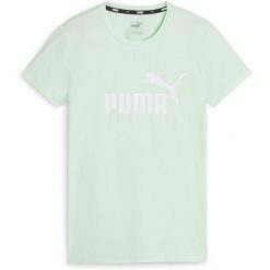 Koszulka damska Puma ESS Logo Tee. Czerwone bluzki damskie Puma, m, bez wzorów, z bawełny, bez ramiączek. Za 83.00 zł.