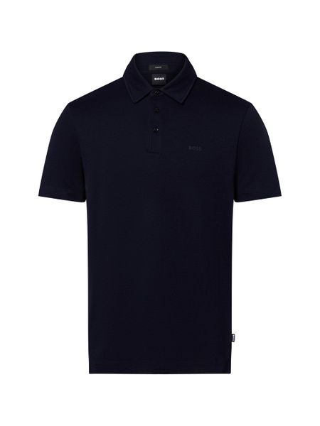 BOSS koszulka polo - Palosh Mężczyźni Bawełna niebieski, XL. Niebieskie koszulki polo męskie Boss, m, z bawełny, bez ramiączek. Za 479.95 zł.
