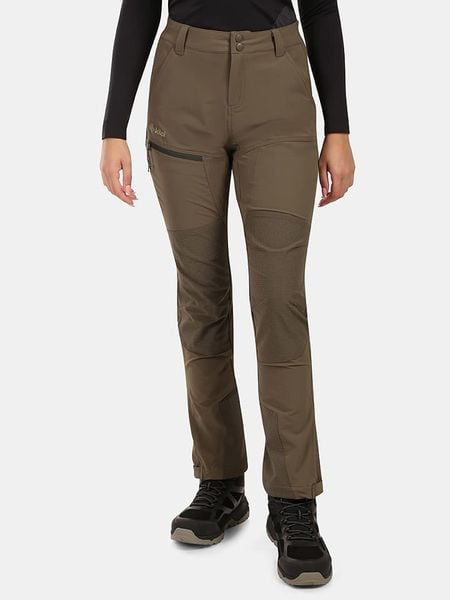 Kilpi Spodnie softshellowe "Villain" w kolorze khaki rozmiar: 42S. Brązowe spodnie dresowe damskie Kilpi, s, outdoorowe. Za 262.91 zł.