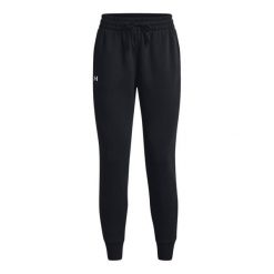 Długie Spodnie Dresowe Yoga Under Armour Rival Fleece Czarny. Białe spodnie sportowe damskie Under Armour, l, z dresówki, na fitness i siłownię. Za 214.80 zł.