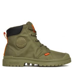 Trapery Palladium. Zielone trapery damskie Palladium, bez obcasa. Za 359.99 zł.