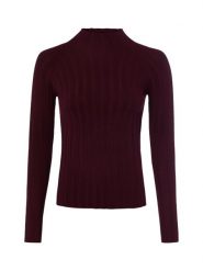 Marie Lund dzianinowa koszulka z długim rękawem Kobiety czerwony, XL. Czerwone t-shirty damskie Marie Lund, uniwersalny, bez wzorów, z dzianiny, bez kołnierzyka. Za 199.95 zł.
