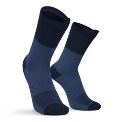 Skarpety za kostkę do biegania w terenie Trekking Siroko Pindos Blue. Niebieskie skarpetki męskie SIROKO, bez wzorów, z materiału. Za 42.00 zł.