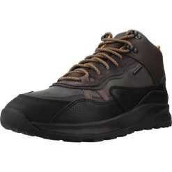 Buty GEOX U36EZA 0MEBU Brązowy. Brązowe buty trekkingowe męskie Geox, ze skóry, bez zapięcia, trekkingowe. Za 372.99 zł.