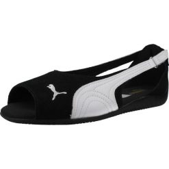 Sandały PUMA YELLOW SPEEDCAT Czarny. Białe sandały damskie Puma, bez wzorów, ze skóry, bez obcasa. Za 300.99 zł.