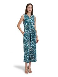 BETTY & CO Kombinezon w kolorze morskim rozmiar: 38. Niebieskie kombinezony damskie Betty & Co., bez wzorów, z tkaniny, bez kołnierzyka, bez ramiączek. Za 149.95 zł.