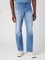 Wrangler Dżinsy - Regular fit - w kolorze błękitnym rozmiar: W32/L34. Niebieskie jeansy męskie Wrangler. Za 188.85 zł.