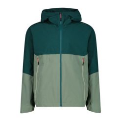 Kurtka z kapturem CMP. Zielone kurtki męskie CMP, m, bez wzorów, sportowe, z kapturem. Za 288.69 zł.