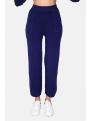 William de Faye Spodnie w kolorze granatowym rozmiar: 42. Niebieskie spodnie materiałowe damskie William De Faye, bez wzorów, z materiału, klasyczne, z standardowym stanem. Za 151.45 zł.